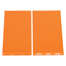 2PCS Silicone Beeswax Press Sheets 5.4mm for Beekeeping Honeycomb