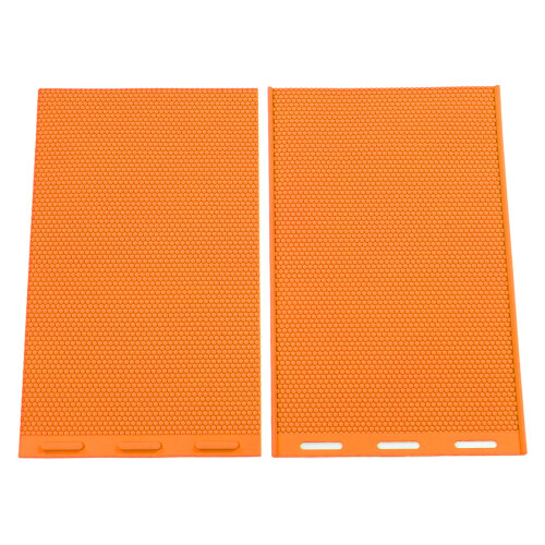 2PCS Silicone Beeswax Press Sheets 5.4mm for Beekeeping Honeycomb