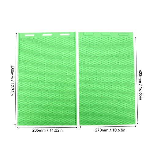 2PCS Silicone Beeswax Press Sheets 5.4mm Flexible Beekeeping Equipment 1