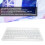 Wireless Bluetooth RGB Backlight Keyboard 10in for Phone & Tablet White 6
