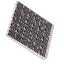 Bluetooth 3.0 Numeric Keypad 28 Keys Aluminum ABS for iOS Android Windows