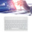 Wireless Bluetooth RGB Backlight Keyboard 10in for Phone & Tablet White 16
