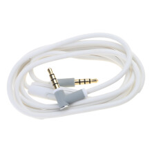 3,5 mm gaming-headset audiokabel 1,4 m 55 inch lang voor-Wit