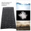 Durable Hebrew Keyboard Stickers with Black Background for Desktop High Quality 3