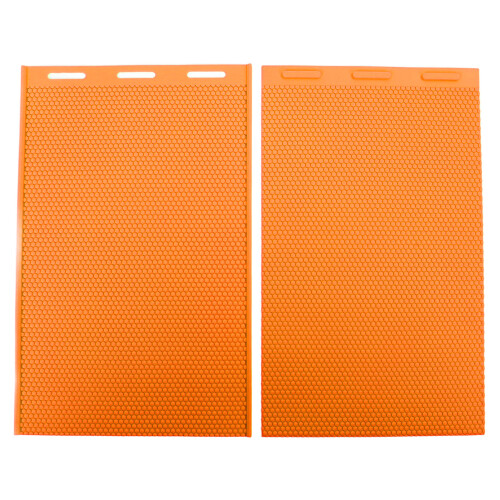 2PCS Silicone Beeswax Press Sheets 5.4mm for Beekeeping Honeycomb 2