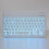 Wireless Bluetooth RGB Backlight Keyboard 10in for Phone & Tablet White 8