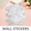 10Sheets 3D Gel Peel and Stick Wall Protector for Kitchen Light Grey 8