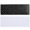 Durable Hebrew Keyboard Stickers with Black Background for Desktop High Quality 15