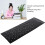Durable Hebrew Keyboard Stickers with Black Background for Desktop High Quality 6