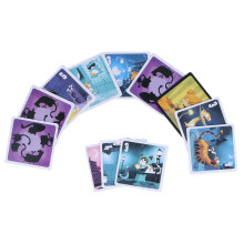 Familiäres interaktives Papierkartenspiel 8x8cm Englisch Unterhaltung