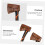 2pcs Leather Multi Tool Protector Case Outdoor Work Sheath Camping Sleeve Hand Cover Durable Protective Cover 3