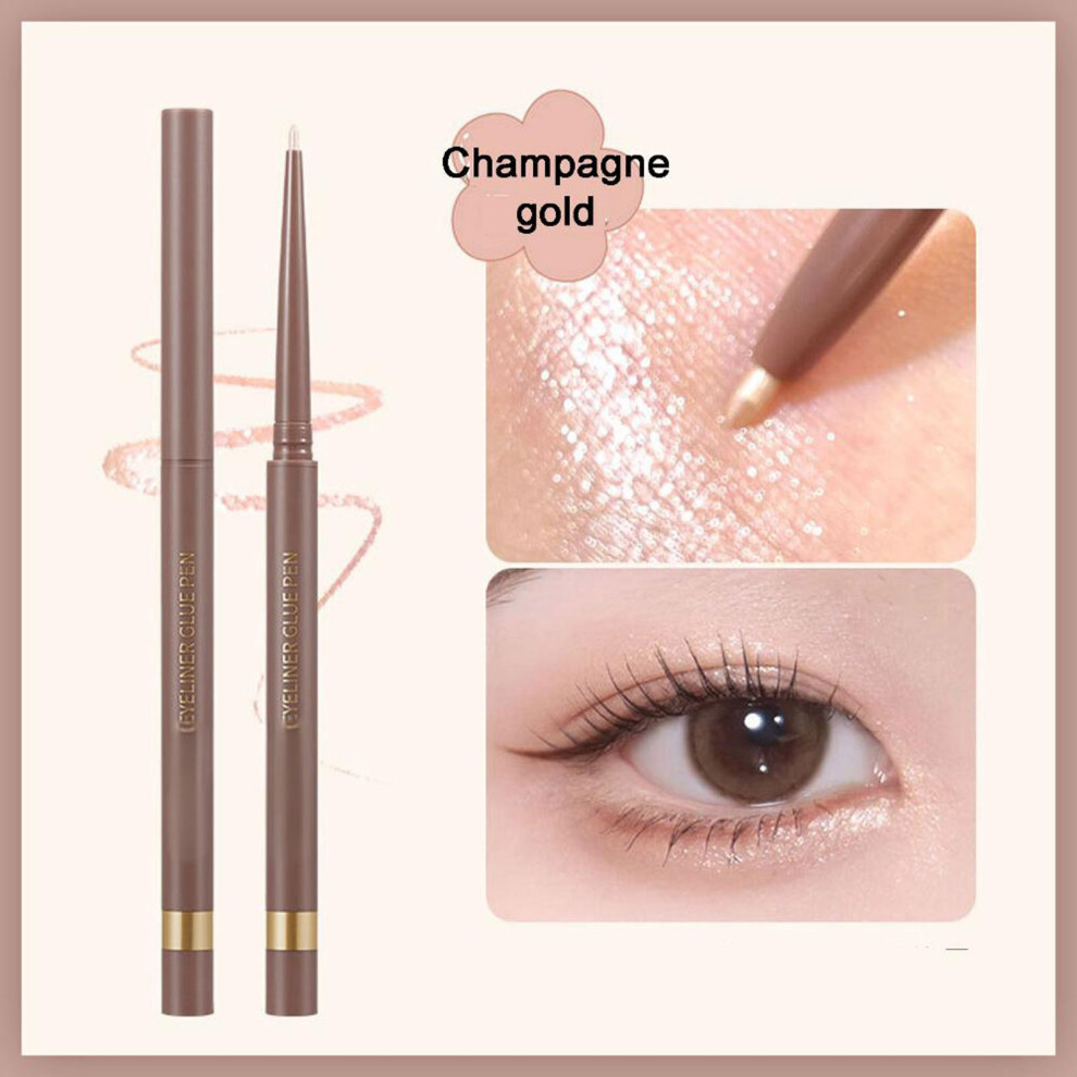 (Gold) 1Ml Eyes Slim Eyeliner Gel Pen Gold