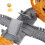 Construction Race Track Toy for Kids, DIY Engineering, Plastic, AA Battery 9