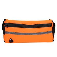 Riñonera impermeable para correr, riñonera de neopreno con tira reflectante de seguridad, múltiples bolsillos para guardar teléfonos, tarjetas de