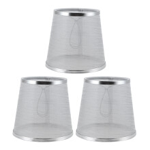 Fabric Lampshade Sheer Lamp Shade Modern Lamp Shade Ceiling Lightshade Cloth Lamp Covers With Built In Iron Metal Clip For Table Floor Wall Lamps Wide