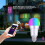 Smart Light Bulb With Bluetooth, Dimmable Smart Bulb With Smartphone Control Over 16 Million Colors Compatible With IOS And Android Devices Wireless 3