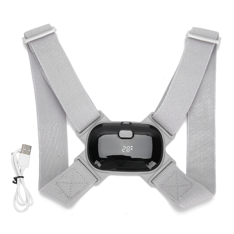 Ergonomic Posture Corrector with Vibration Alerts, Smart Back Straightener for Slouching, Invisible Wearable Support for Long Sitting Hours