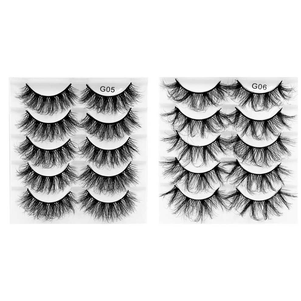 Comfortable Band Faux Mink Lashes With Dramatic Long Volume, Soft Material For Fluffy False Eyelashes, Reusable Eyelashes Multipack, Professional App