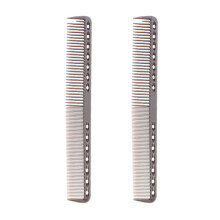 Peine de corte de grado profesional, diseño antiestático de aluminio espacial, resistente al calor para uso en salones y en el hogar (dientes