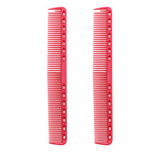 Peine de corte de grado profesional, diseño antiestático de aluminio espacial, resistente al calor para uso en salones y en el hogar (dientes