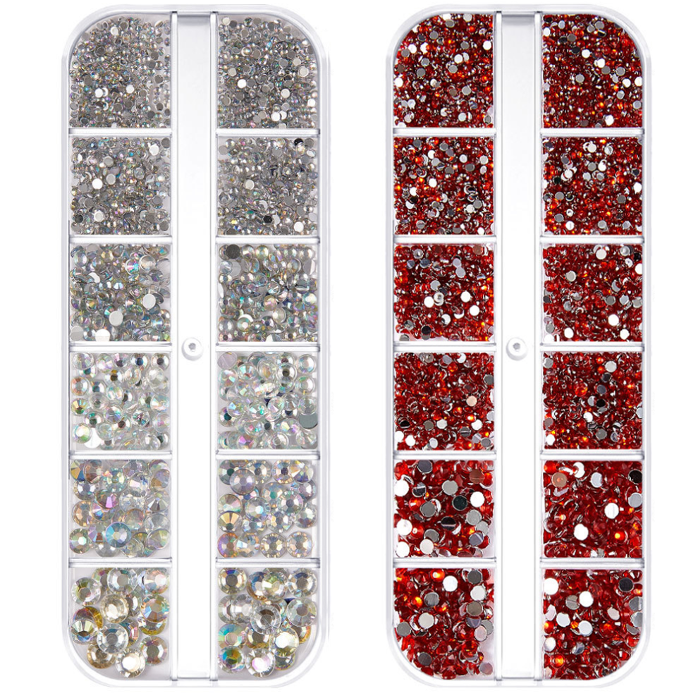 Gleaming Crystal Gems for Unforgettable Artistry, Glue Fix on Glass Rhinestones for Effortless Adornment For Halloween Parties For Nightclubs