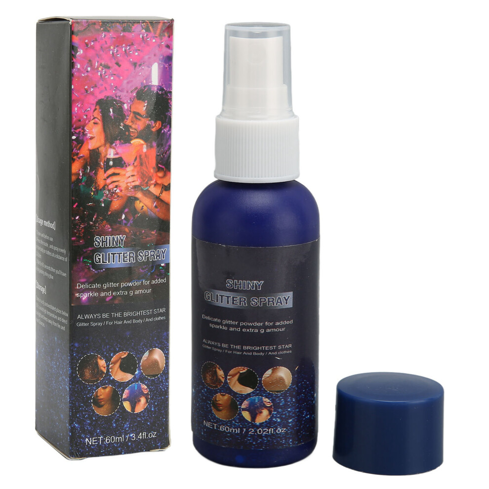 Radiant Shimmer Mist, Temporary Shiny Hairspray for Enchanting Nightclub Parties, Ideal for Stage Performances & Festive Celebrations, 8-7in,