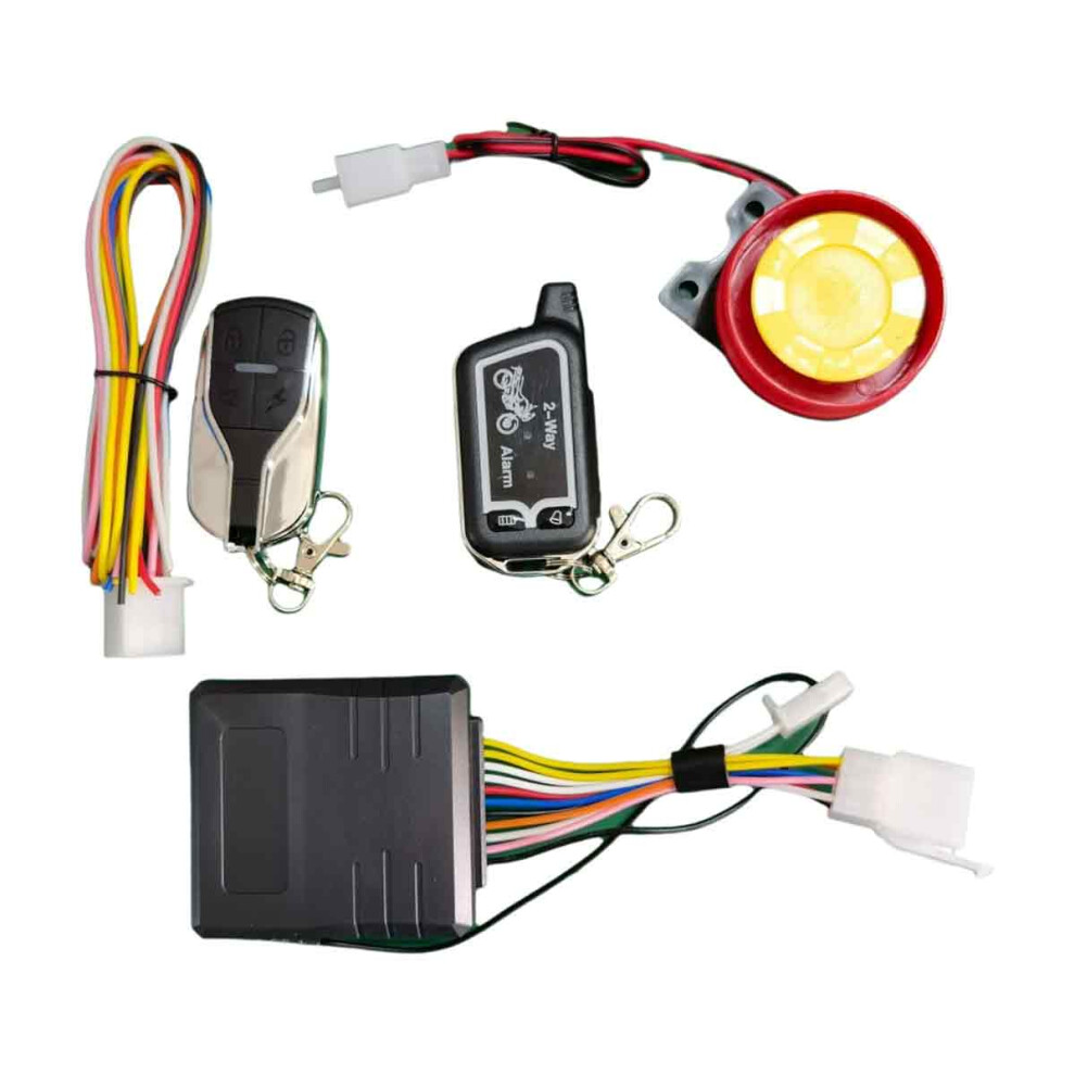 Lcd Remote Control Motorcycle Alarm System, Remote Start Function With Sensitivity Adjustment And Search Vehicles Feature, Vibration Sound Alert 9165521341580