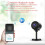 Indoor Security Camera, Motion Detection with Night Vision, Cloud Storage Support, APP Remote Control, 4G & Bluetooth Connection, Wireless 3