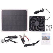 Solar panel Abluft ventilator 20W 12V USB Solar betriebener Ventilator Draussen IP65 Wasserdichter tragbarer Ventilator Abluft ventilator
