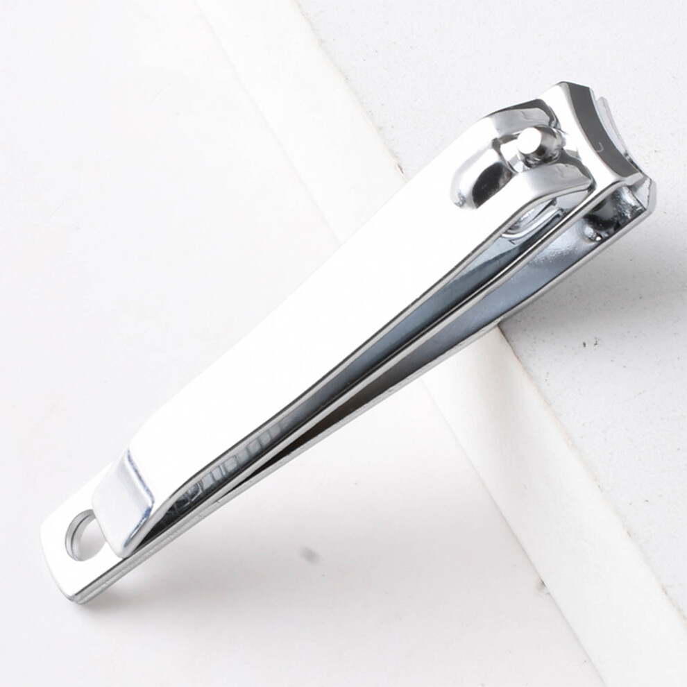 (D) Home Splatter File Nail Sharpening Scissors Nail Manicure Stainless Steel Nail Clippers Large Opening Pedicure Scissors