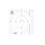 (J) Acrylic DIY Sewing Patchwork Ruler Special-shaped Hollow Sewing Kit Patchwork Template 1