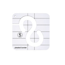 (D) Acrylic DIY Sewing Patchwork Ruler Special-shaped Hollow Sewing Kit Patchwork Template