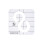 (D) Acrylic DIY Sewing Patchwork Ruler Special-shaped Hollow Sewing Kit Patchwork Template 1