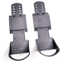Rowing Machine Pedals Plastic Foot Pedals Water Resistant 1 Pair Gym Equipment Accessories