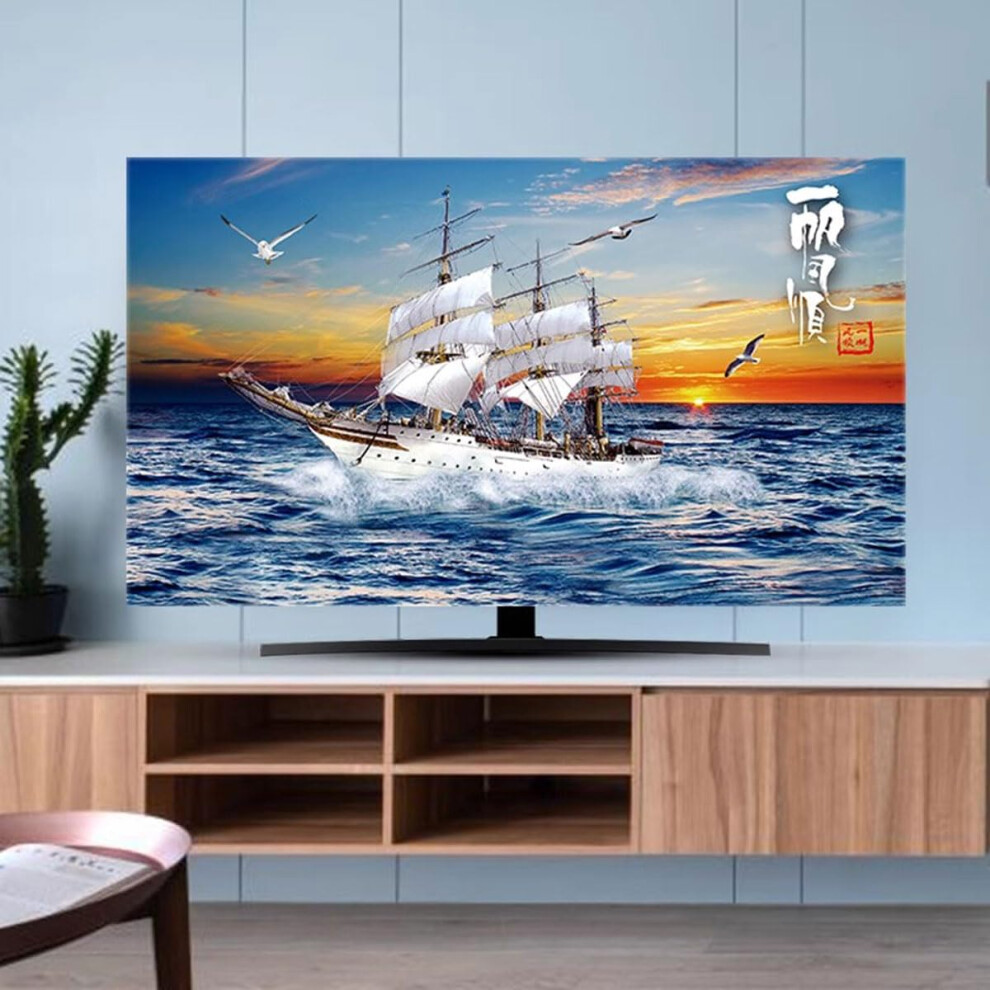 Waterproof Tv Dust Cover For 4043 Inch Lcd Led Flat Screen, Universal Scratch Resistant Protector 9187378735183