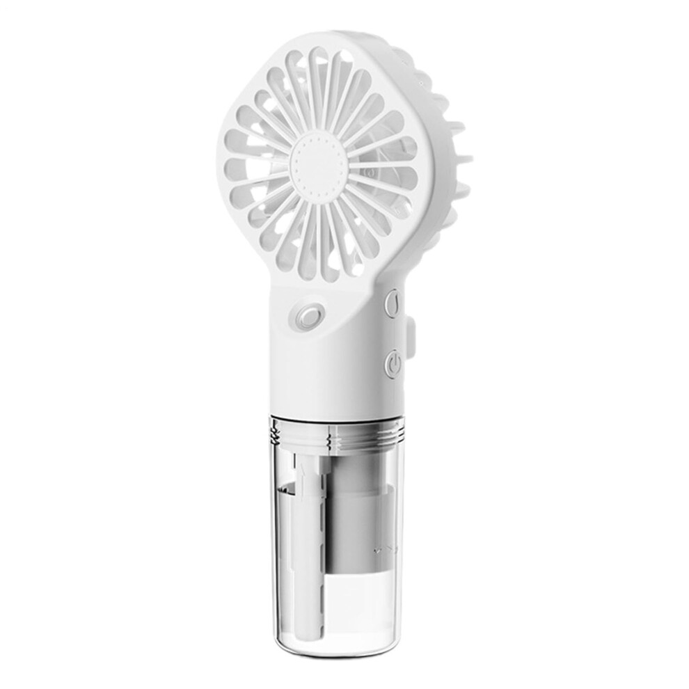 Handheld Fan Rechargeable With Water Mist Spray, 3 Speed Usb Portable Mini Fan 5000Mah Battery 9199774440080