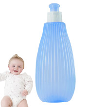 Baby Bath Rinse Cup Portable Lightweight Refillable 350 ml MultiPurpose Shampoo Rinse Cup For Bath And Care Blue