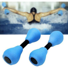 Aquatic Exercise Dumbbells 2Pack Foam Dumbbells For Water Aerobics, Water Fitness Equipment For Adults Kids Women Black