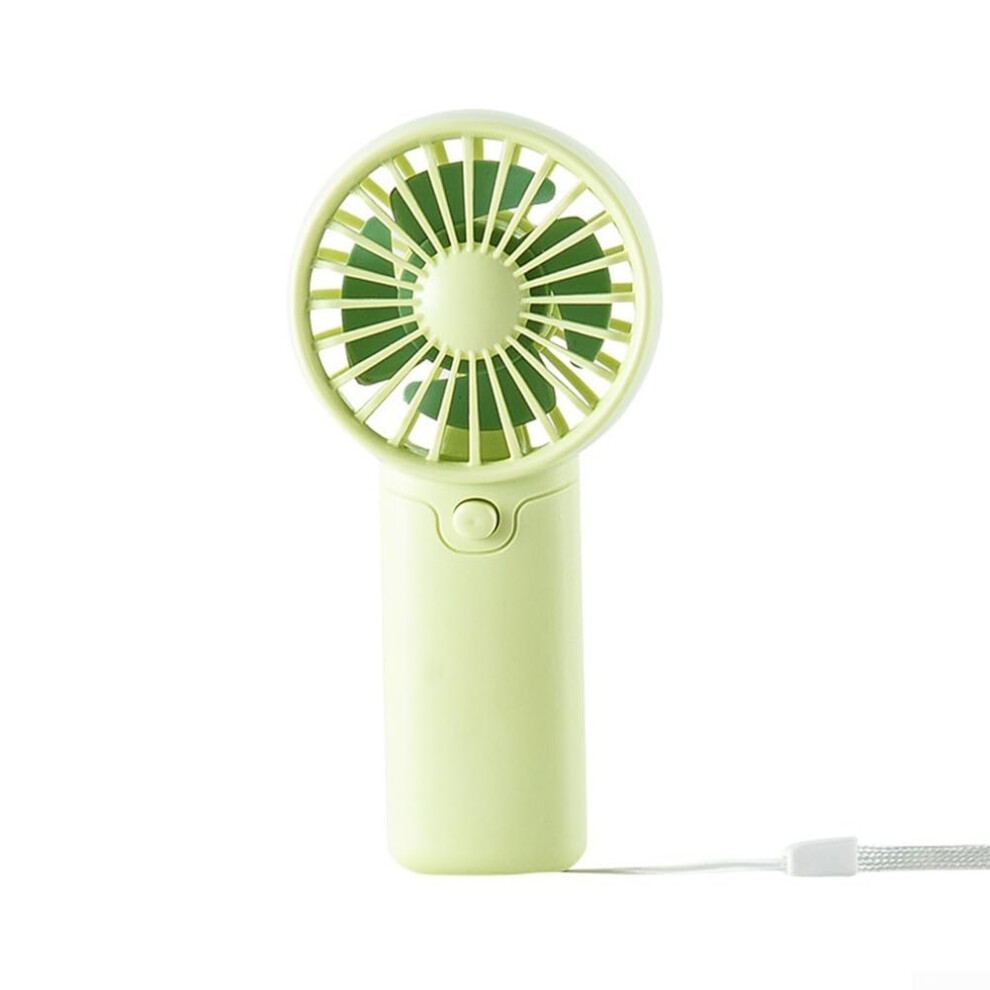 Portable Handheld Fan With Quiet Cooling, Compact Pocket Size, Aaa Battery Operated, Green 9187378735367
