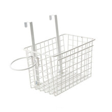 Hair Dryer Holder Wall Mounted Rack with Hooks SpaceSaving Organizer for Bathroom and Hotel Use