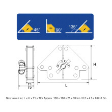 Schweißmagnet, Lötortungswerkzeug, magnetisch,