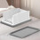 Adjustable Bread Slicer with Removable Crumb Tray, Foldable Guide for Uniform Homemade Bread Slices 2