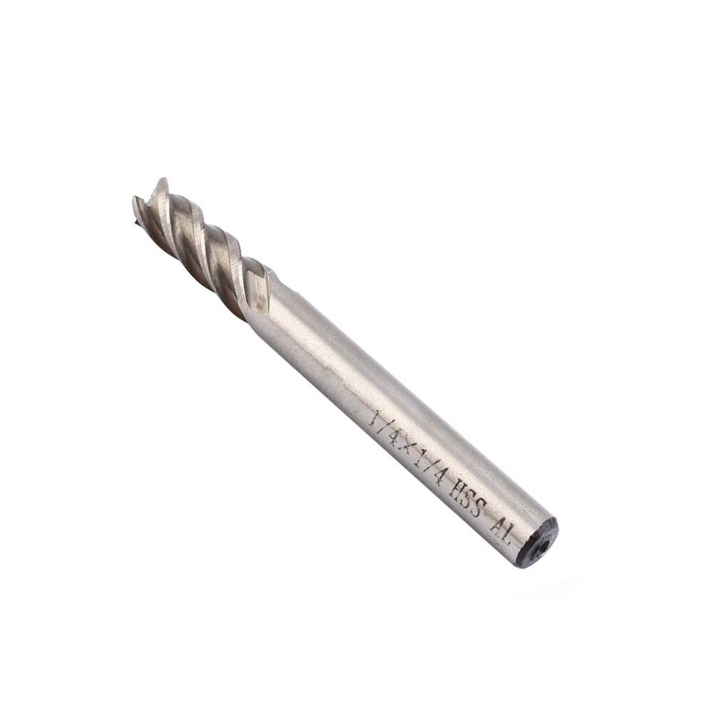 1 Pcs 4 Flöte Schaftfräser Gerade 1/4 "Schaft