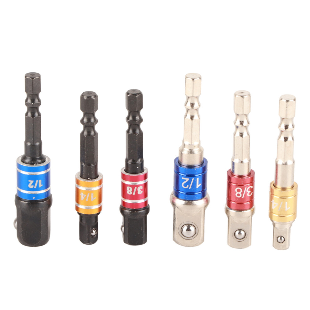6-teiliges Steckschlüssel-Adapter-Set mit