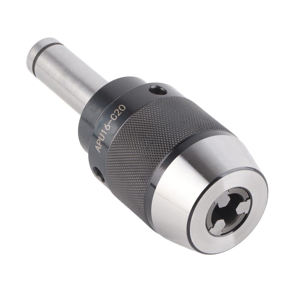 Heavy-Duty Keyless Drill Chuck For Lathe Straight Shank Tools Apu16-C20 4021382506566