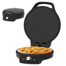 2000W Electric Pizza Oven with DoubleSided Heating, 12Inch NonStick Countertop Pizza Maker for Home and Restaurant