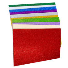 Self Adhesive Glitter Foam Sheets 10PCS Bright EVA Craft Sheets For DIY Crafts, Art Projects, Home Decor