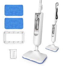 Steam Mop Floor Steam Cleaner for All Floor Types with Rapid 20s Heating and Washable Pads