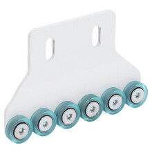 Edge Bander Auxiliary Wheel 6 pcs for Banding Machines, Iron & PU