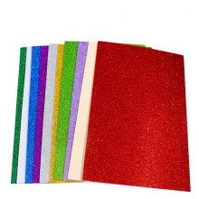 Self Adhesive Glitter Foam Sheets 10 Pack Assorted Colors For Crafting DIY Projects Easy To Cut Art Home Crafts